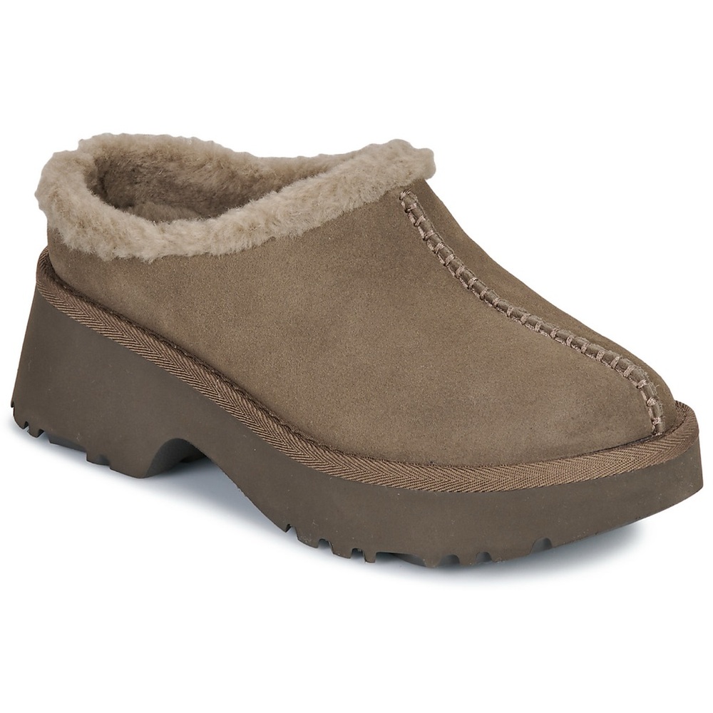 Women's Taupe Slip-On Clogs/Slippers